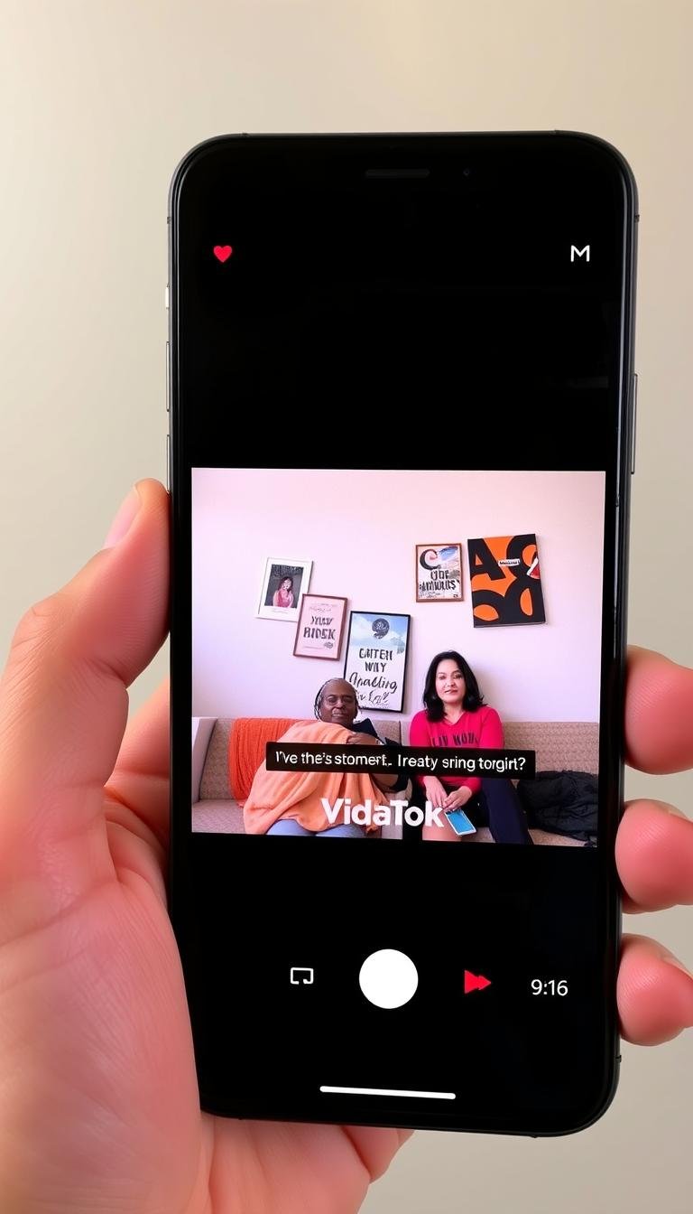 VIDATIA-created TikTok video in portrait format